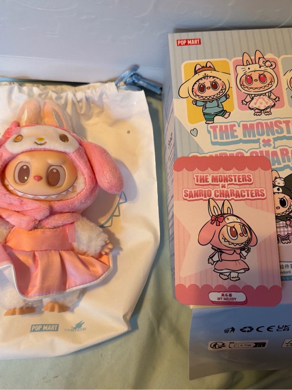 Pop Mart My Melody Monster Plush Doll in Pink Costume